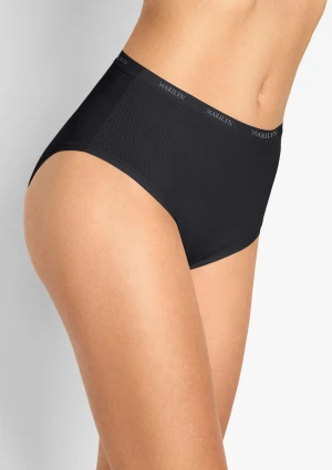 Figi damskie bambusowe czarne wysoki stan technologia Thermo Active Marilyn M
