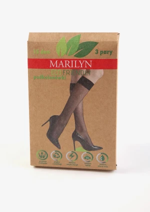 Transparentne podkolanówki damskie Eco Marilyn ONE SIZE