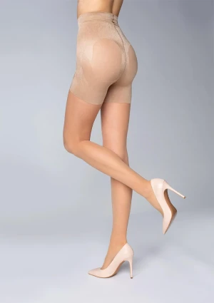 Rajstopy wyszczuplające Plus Up 20 den Marilyn BEIGE 3-M