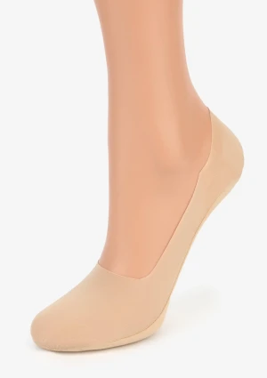 Stopki damskie beżowe klasyczne z silikonem Comfort Classic Marilyn 35/37