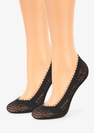 Stopki koronkowe w klasycznym czarnym kolorze Comfort Lace Marilyn 35/37