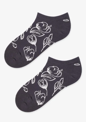 Stopki damskie bawełniane w kwiatki Footies Flora Marilyn 36-40