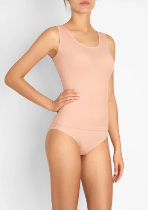Top damski na ramiączkach z wiskozy beż Thermo Active Marilyn S