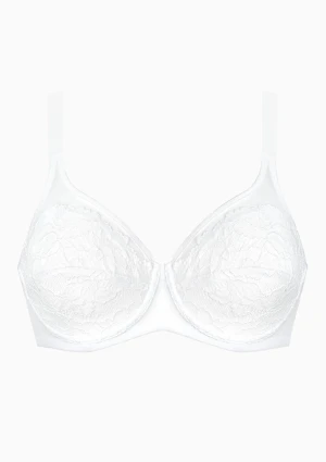 Biustonosz miękki koronkowy na fiszbinach biały Petra Pizzo Infiore 95C