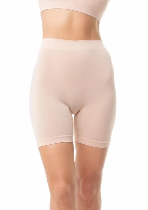 Bermudy damskie bambusowe przewiewne Bamboo Bermuda Shorts Julimex beż L