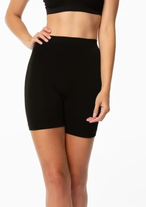 Bermudy damskie bambusowe przewiewne Bamboo Bermuda Shorts Julimex czarne M