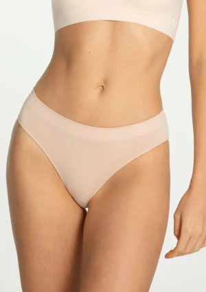 Figi damskie klasyczne bambusowe Bamboo Classic Julimex beż XL