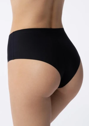 Figi damskie czarne o kroju brazylian Brasil Maxi S