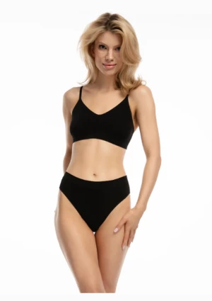 Figi damskie bambusowe czarne Bamboo Bikini Julimex S