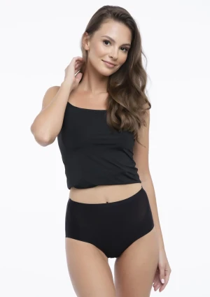 Wysokie klasyczne figi damskie Simple Maxi L