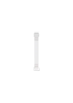 Silikonowe ramiączka 10 mm z białym metalowym zaczepem RT-04 ONE SIZE