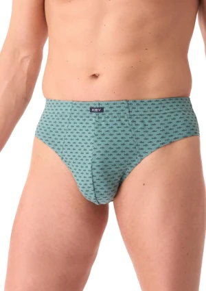 Slipy męskie bawełniane z wewnętrzną gumą klasyczny fason zielone MPC 947 Key 4XL