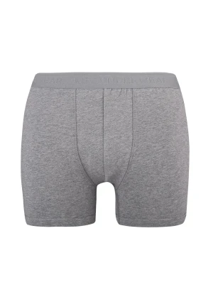 Bokserki męskie gładkie melanżowe MXM 017 MELANŻ XL