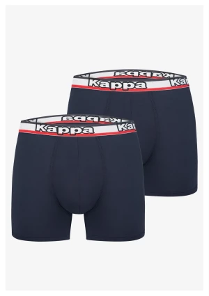 Bokserki męskie bawełniane granatowe (2pack) w sportowym stylu Kappa K1214 M