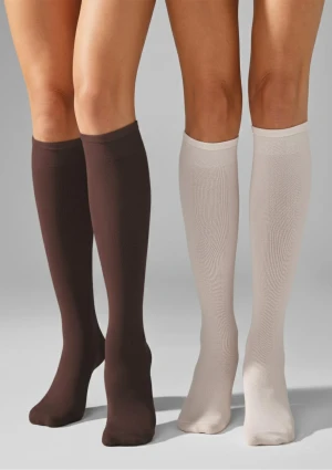 Podkolanówki damskie bawełniane (2pack) gładkie 108 Legs 36/40