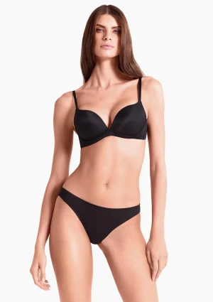 Biustonosz super push-up bez fiszbin czarny 083L Desiderio Lormar 65B