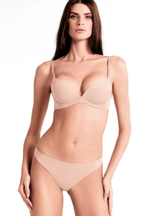 Biustonosz super push-up bez fiszbin nudo 083L Desiderio Lormar 75B