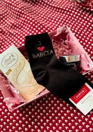 Skarpetki na Dzień Babci I Love Babcia czarne Milena 37/41