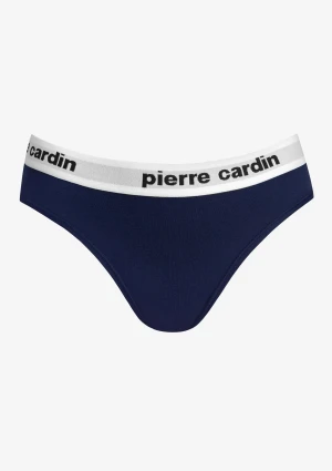Figi damskie bawełniane w sportowym stylu ciemny granat Pinolo Pierre Cardin M