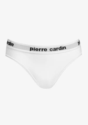 Figi damskie bawełniane w sportowym stylu białe Pinolo Pierre Cardin L
