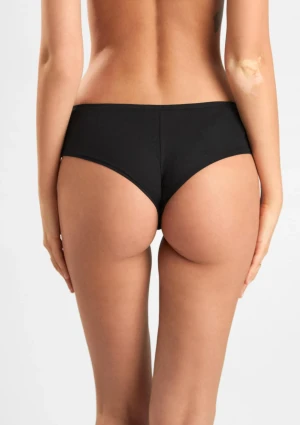 Figi damskie hipoalergiczne z bawełny organicznej Natural Cotton Nero 1441 Sielei XL