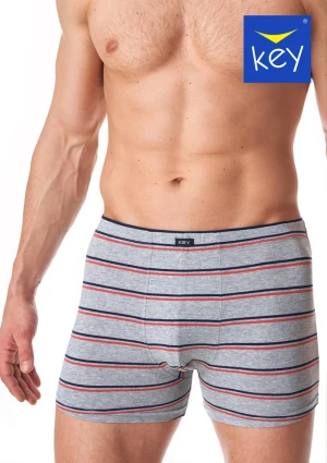 Klasyczne bokserki męskie bawełniane w paski MXH 038 M
