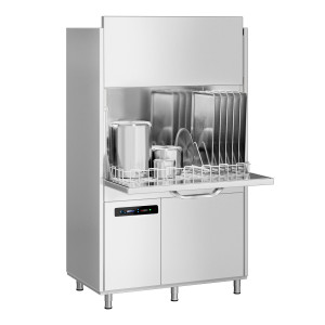 GGM Gastro Doppelwandige Topfspülmaschine - Digital - 16 kW Zilver