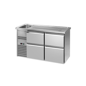 GGM Gastro Biertheke Premium PLUS - 1550x700mm - 4 Schubladen