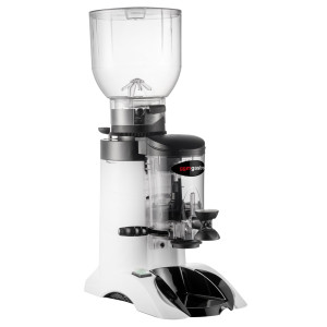 GGM Gastro Kaffeemühle - 2kg - 63dB - Mit Dosierer - Weiß Wit