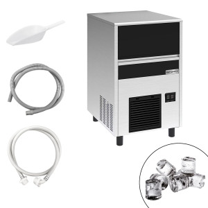 GGM Gastro Eiswürfelbereiter - Zylinder - Touch - 57 kg/24 h - inkl. Ablaufpumpe
