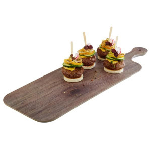GGM Gastro (6 Stück) Tablett - OAK - Melamin - 610x200mm - Höhe: 15mm