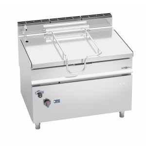 GGM Gastro Gas Kippbratpfanne - 120 Liter - 30 kW - mit Motor Zilver