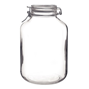 GGM Gastro (6 Stück) Einmachglas Bormioli Rocco - DUBLIN - 5 Liter - mit Bügelverschluss