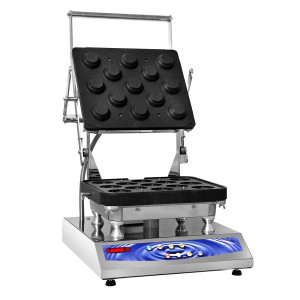 GGM Gastro Professionelle Tartelette-Maschine - 3,2 kW - ohne Platten Zilver