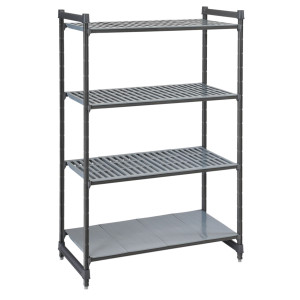CAMBRO Camshelving® - Basics Plus - Basisrek - 1784mm - met 3 sleuven & 1 gesloten legplank