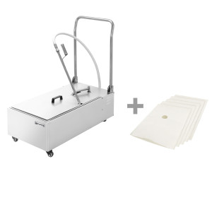 GGM Gastro Frittierölfilter - 48 Liter/Minute - 370 Watt