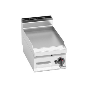 GGM Gastro Gas Bratplatte - 6,9 kW - Glatt Zilver
