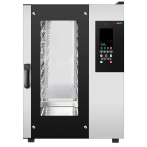 GGM Gastro Kombidämpfer - Touch - 10x GN 1/1 - inkl. Temperaturfühler Zilver / Zwart