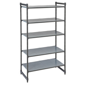 CAMBRO Camshelving® - Basics Plus - Basisrek - 915mm - met 5 gesloten planken