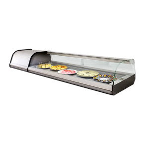 GGM Gastro Teller-Kühlvitrine Premium PLUS Zilver