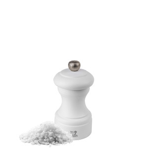 (6 stuks) PEUGEOT BISTRO - Zoutmolen - Hout - Wit mat - Hoogte: 100mm