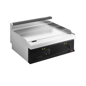 GGM Gastro Elektro Bratplatte - 8,1 kW - Glatt Zilver / Zwart