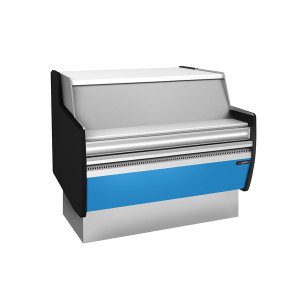 GGM Gastro Kassentisch - 990mm - Frontblende Hellblau
