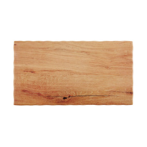 GGM Gastro (6 Stück) GN-Tablett 1/3 - OAK LIGHT - Melamin - Höhe: 15mm - Braun