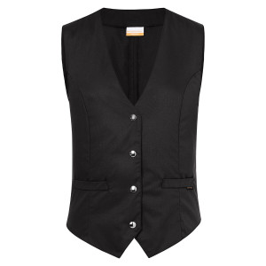 (6 stuks) KARLOWSKY Dames Gilet Lena - Zwart - Maat: 50 Zwart