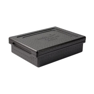 (8 stuks) THERMO FUTURE BOX Thermobox TAKE AWAY Diner - 10 liter - Zwart