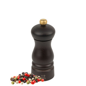 (6 stuks) PEUGEOT CLERMONT - Pepermolen - Hout - Chocolade - Hoogte: 130mm