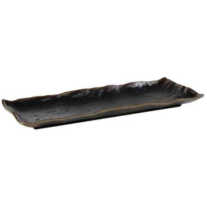 GGM Gastro (6 Stück) Tablett - MARONE - Melamin - 390x160mm - Höhe: 30mm