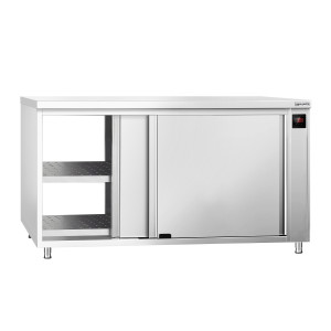 GGM Gastro Wärmeschrank PREMIUM - 1800x700mm - mit Durchreiche & Schiebetüren - Digital