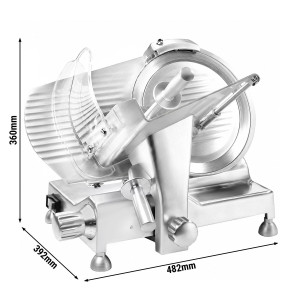 GGM Gastro Aufschnittmaschine mit Self-Lock-System - 150 Watt - Messer: Ø 250mm